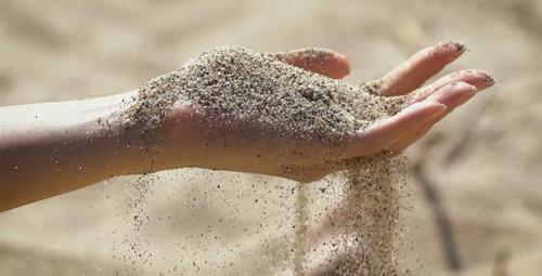 Studny s vodou s obsahem písku