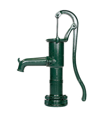 NP 90 ruční pumpa - hloubka studny 7 m - zelená tmavá